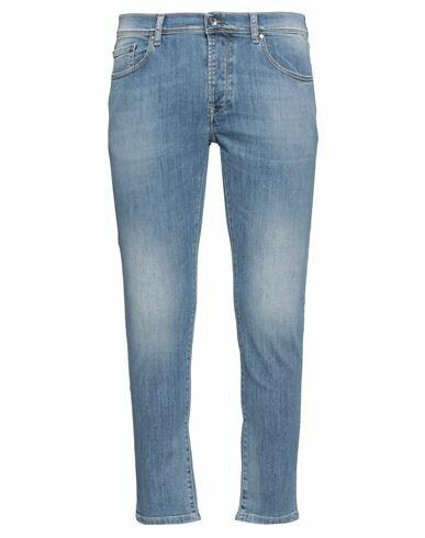 0/zero Construction Man Jeans Blue Cotton, Elastane Cover