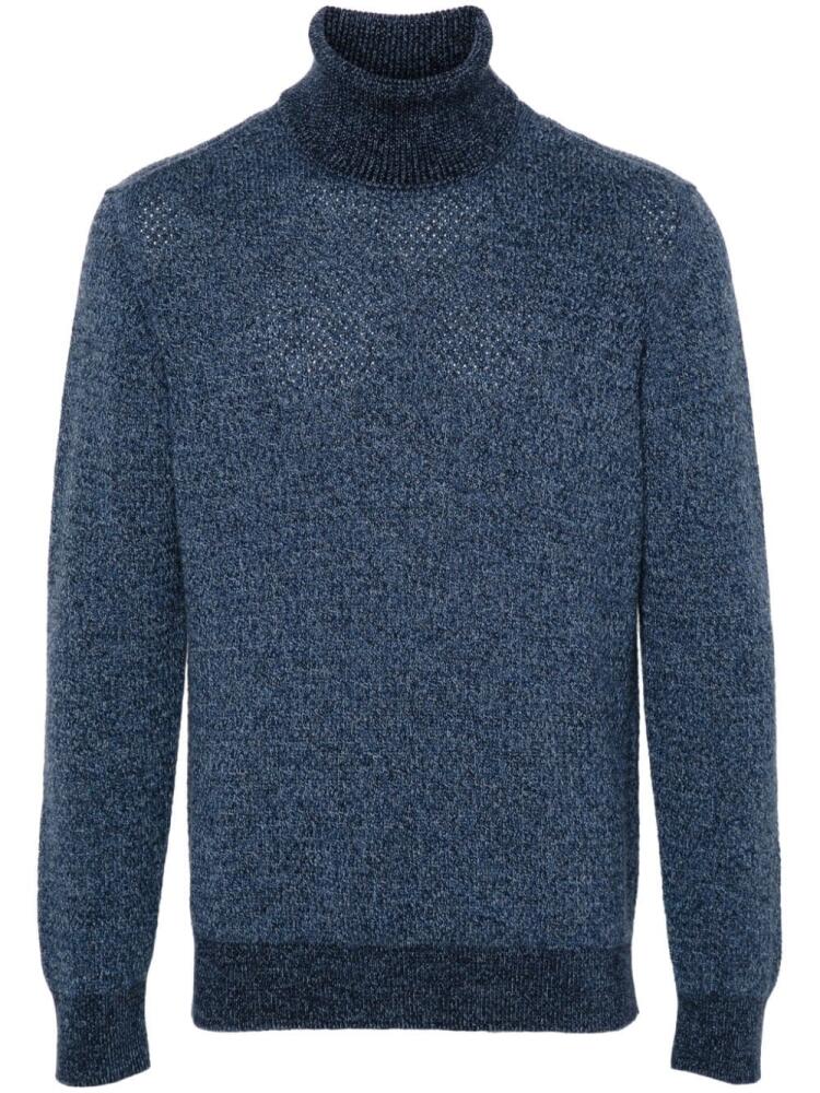 D4.0 wool sweater - Blue Cover