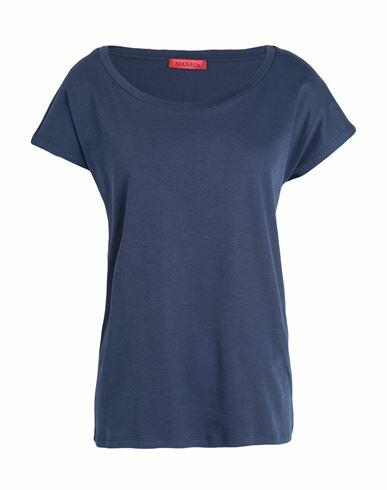 Max & co. Maldive1 Woman T-shirt Navy blue Cotton Cover