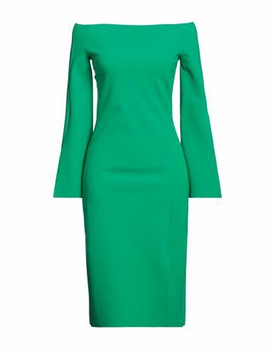 Chiara Boni La Petite Robe Woman Midi dress Green Polyamide, Elastane Cover