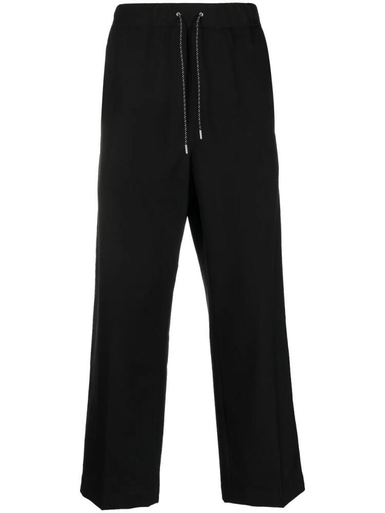 OAMC drawstring-fastening cotton trousers - Black Cover