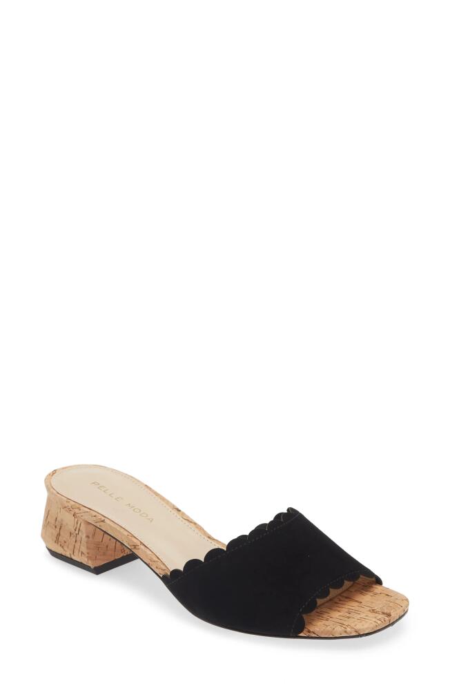 Pelle Moda Talma Sandal in Black Cover