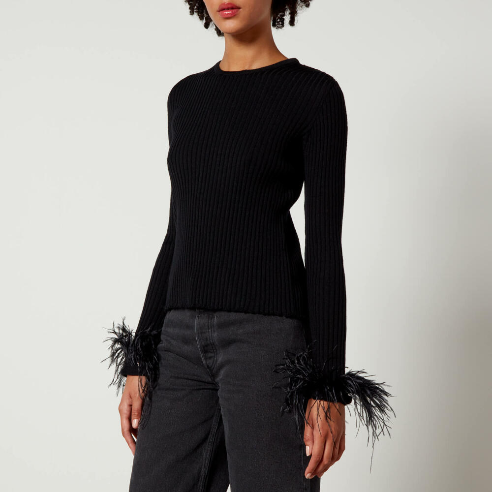 Marques Almeida Merino Wool and Feather Top Cover