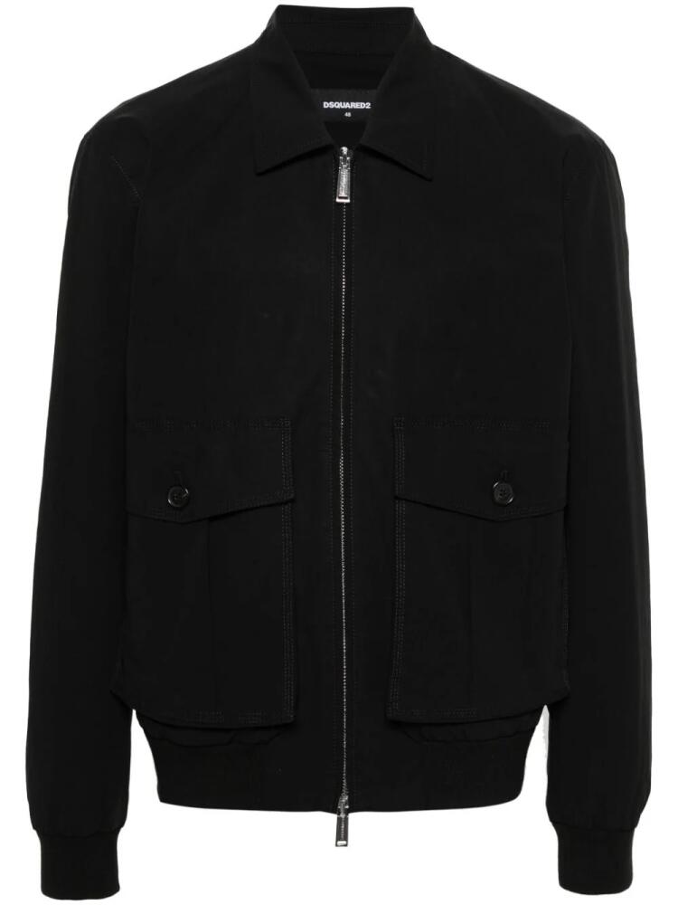 DSQUARED2 Icon Clubbing bomber jacket - Black Cover