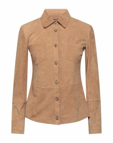 Sword 6.6.44 Woman Shirt Camel Soft Leather Cover