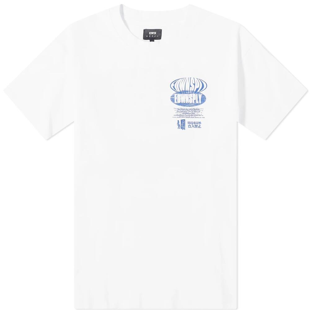 Edwin Men's Wrong Way Memorie T-Shirt in White Cover