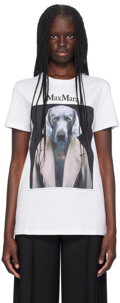 Max Mara White Cipria T-Shirt Cover