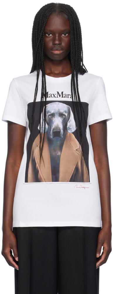 Max Mara White Cipria T-Shirt Cover