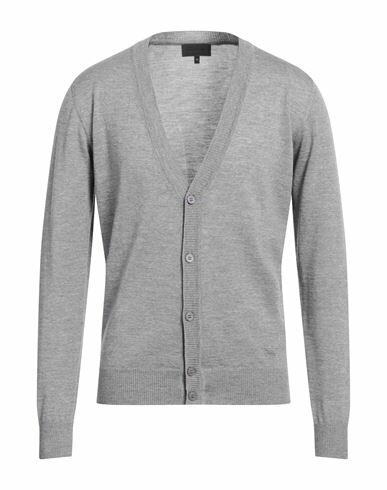 Emporio Armani Man Cardigan Light grey Virgin Wool Cover