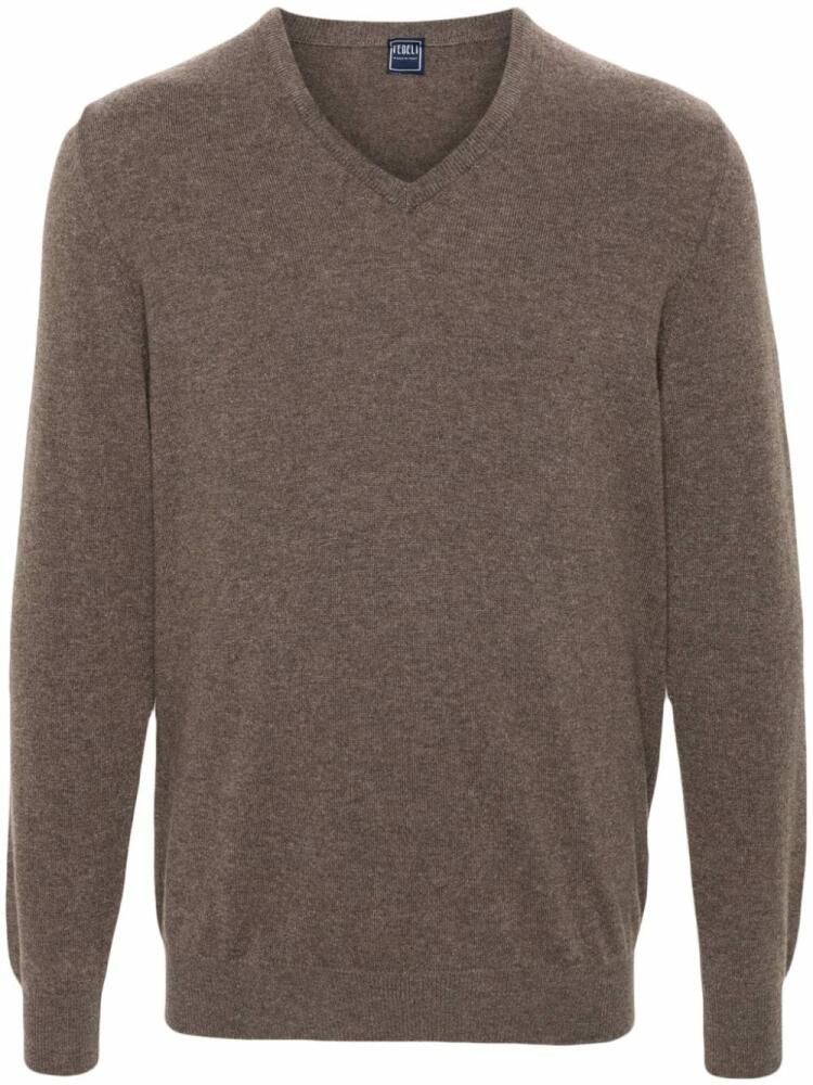 Fedeli cashmere sweater - Brown Cover