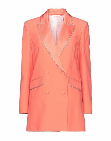 Patrizia Pepe Sera Woman Blazer Orange Viscose, Polyester Cover