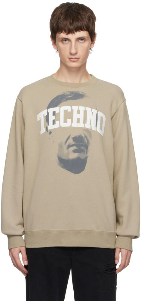 UNDERCOVER Beige 'Techno' Sweatshirt Cover