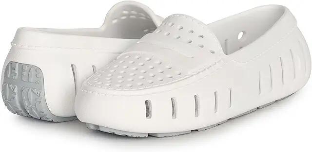 Floafers Posh Driver 2.0 (Bright White/Harbor Mist Grey) Women's Shoes Cover