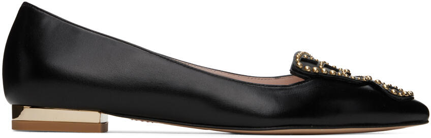 Sophia Webster Black & Gold Butterfly Ballerina Flats Cover