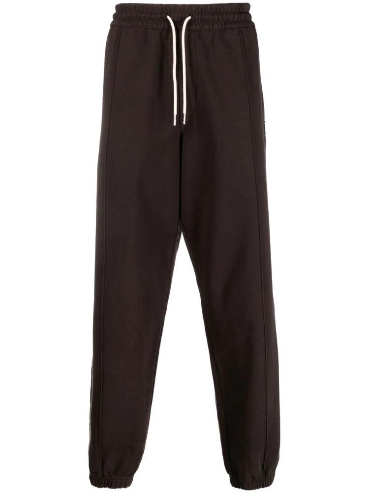 There Was One drawstring cotton track pants - Brown Cover