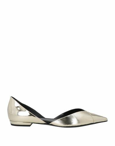 Giorgio Armani Woman Ballet flats Platinum Leather Cover