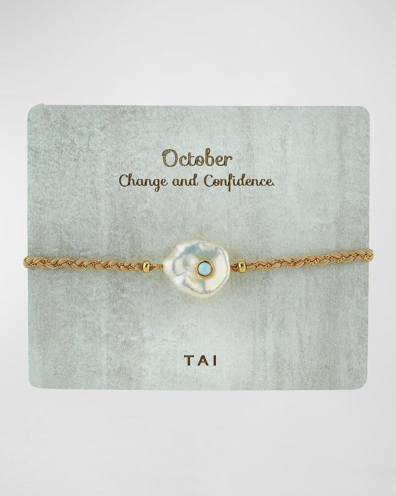 Tai Baroque Pearl Handmade Birthstone Bracelet Cover