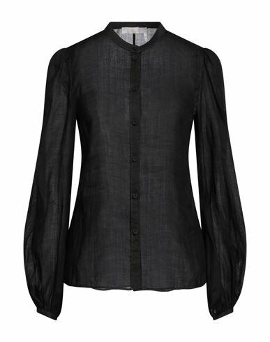 Chloé Woman Shirt Black Ramie Cover