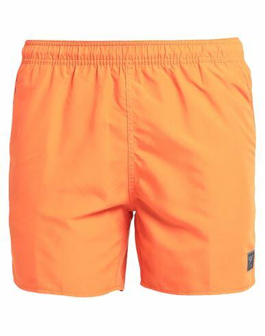 Speedo Man Swim trunks Orange Recycled polyester Cover