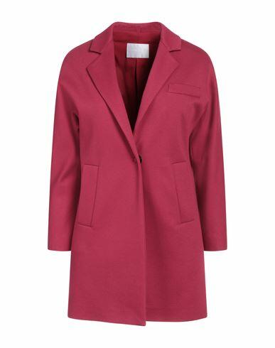 Annie P. Woman Overcoat & Trench Coat Garnet Cotton, Elastane Cover