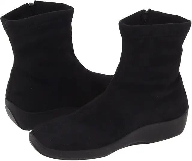 Arcopedico L8 (Black Faux Suede) Women's Zip Boots Cover