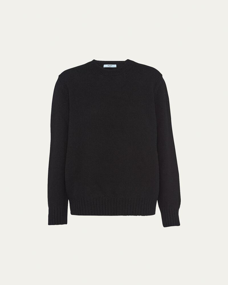 Prada Cashmere Wool Crew-Neck Sweater Cover