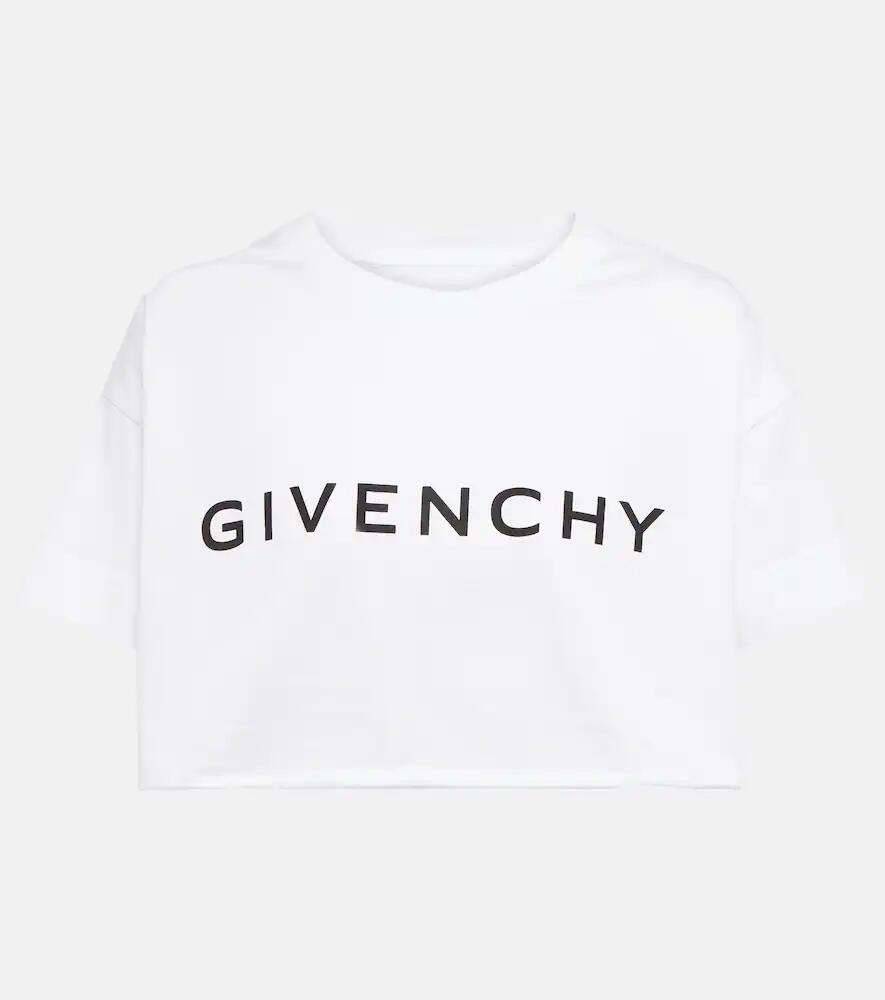 Givenchy Logo cropped T-shirt Cover