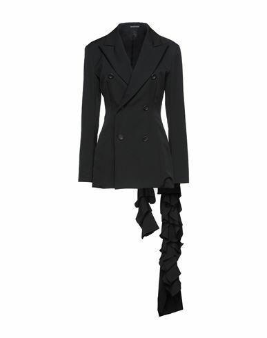 Yohji Yamamoto Woman Blazer Black Wool Cover