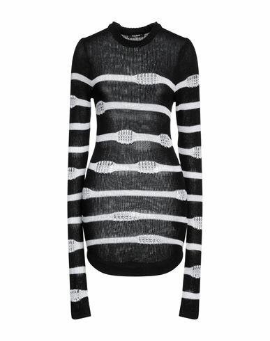 Balmain Woman Sweater Black Cotton Cover