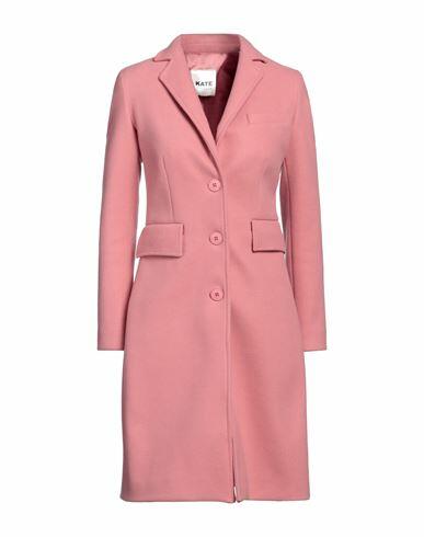 Kate By Laltramoda Woman Coat Pink Polyester Cover