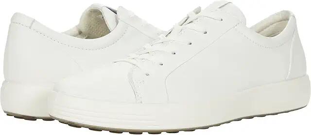 ECCO Soft 7 City Sneaker (White Cow Leather) Men's Shoes Cover