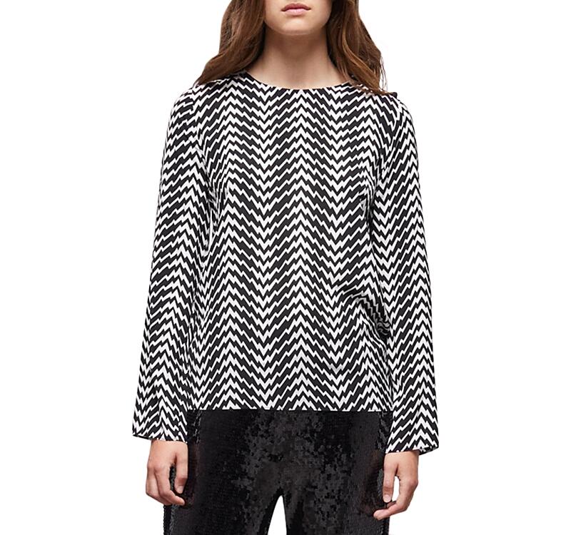 The Kooples Zigzag Blouse Cover