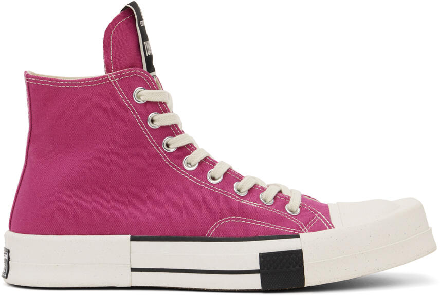 Rick Owens DRKSHDW Pink Converse Edition TURBODRK Chuck 70 Sneakers Cover