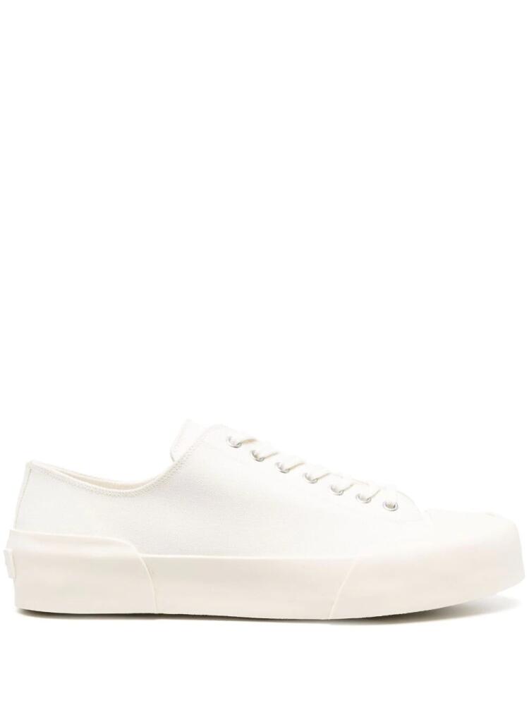 Jil Sander lace-up low-top sneakers - White Cover