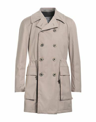 Havana & Co. Man Overcoat & Trench Coat Beige Polyester, Viscose, Elastane Cover