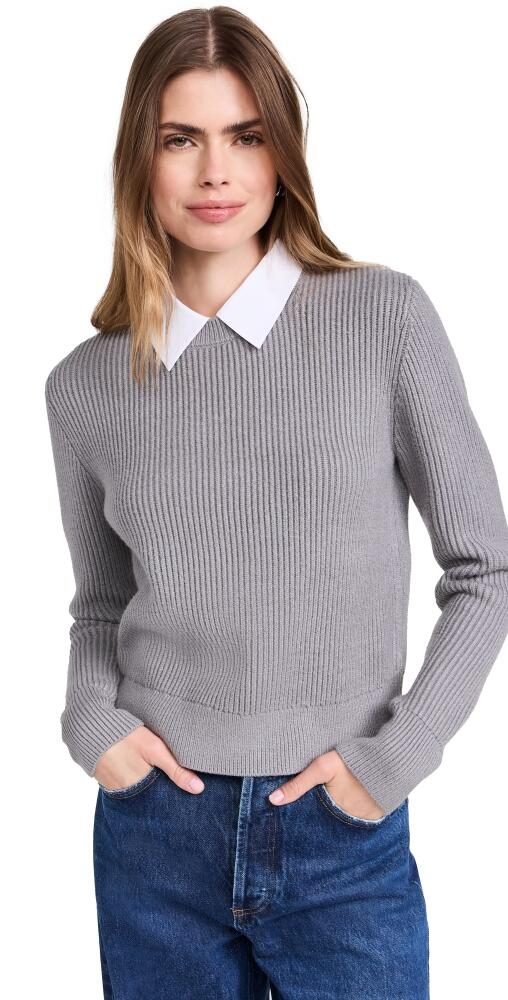 Favorite Daughter The Katie Sweater Ultimate Gray/White Cover