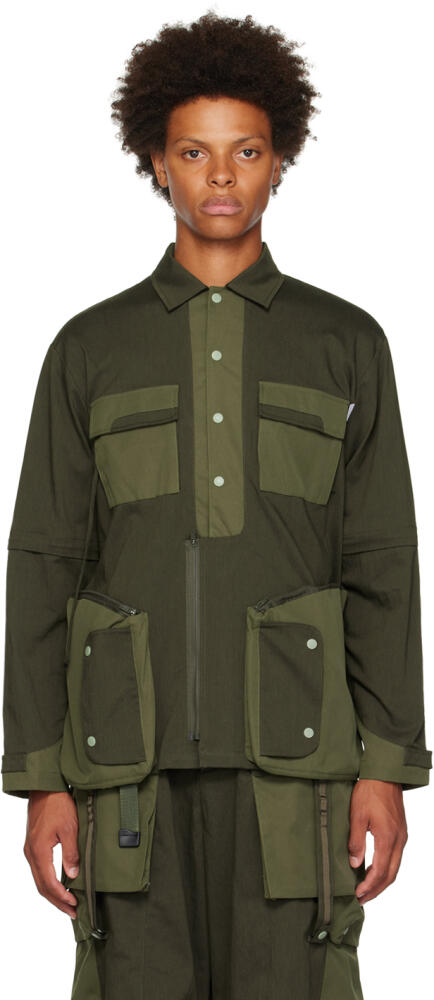 Archival Reinvent Green Detachable Sleeve Jacket Cover