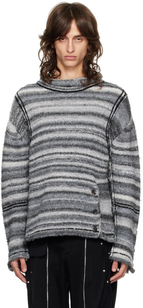 Kiko Kostadinov Gray Scarpitta Turtleneck Cover