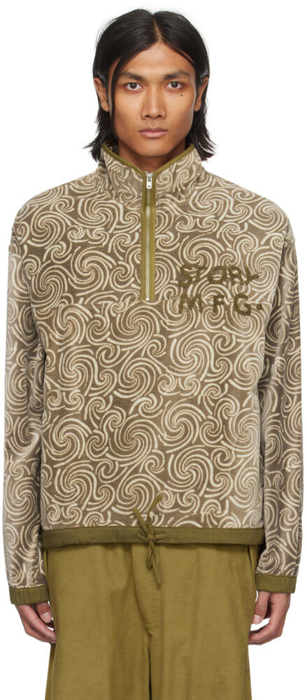 Story mfg. Beige Mineral Sweatshirt Cover