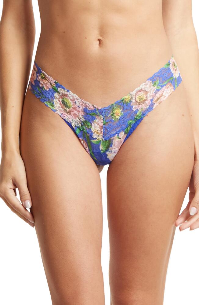 Hanky Panky Print Low Rise Thong in Happy Place Cover