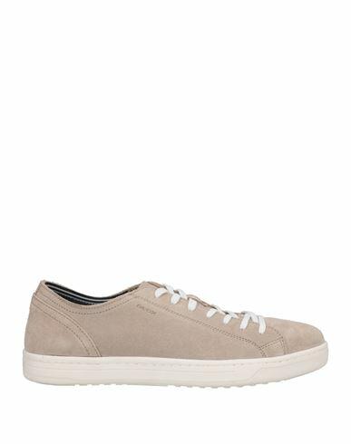 Geox Man Sneakers Beige Soft Leather Cover