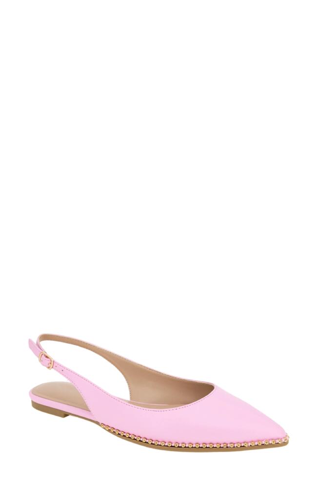 bcbg Valerie Slingback Pointed Toe Flat in Peony Cover