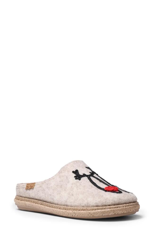 Toni Pons Miri Slipper in Beige Wool Cover