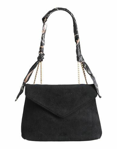 Mia Bag Woman Shoulder bag Black Cotton Cover