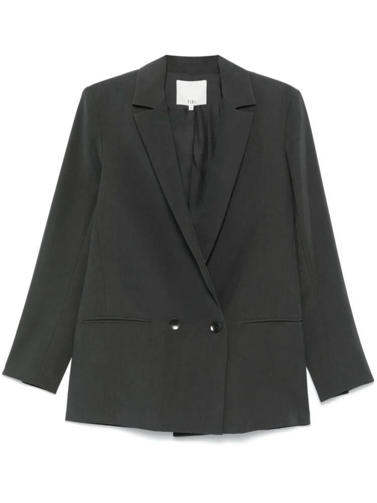 Tibi double-breasted blazer - Grey Cover