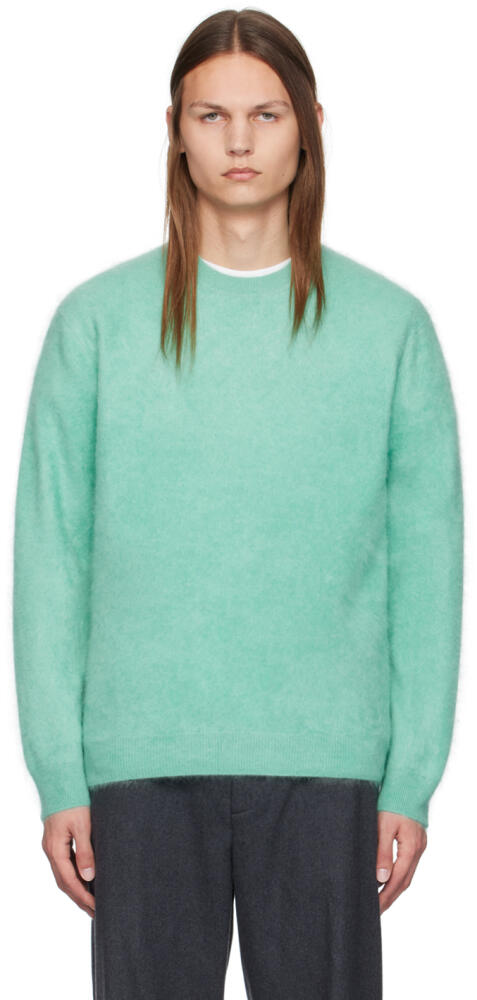 Solid Homme Green Crewneck Sweater Cover