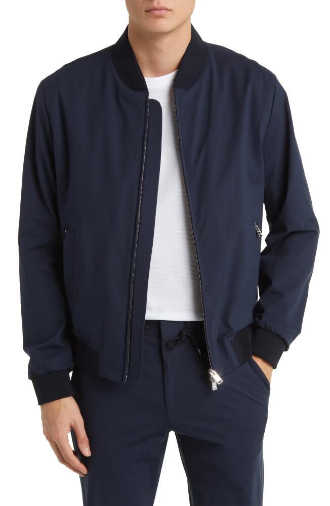 BOSS Hanry Bomber Jacket in Dark Blue Cover