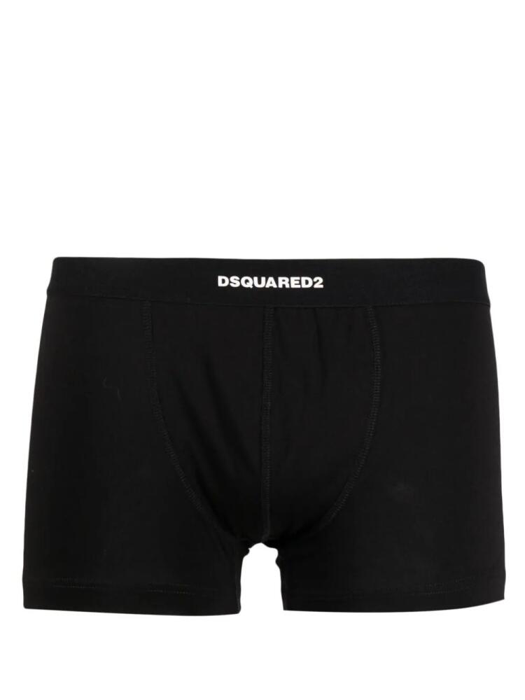 DSQUARED2 logo-print two-tone boxers - Black Cover