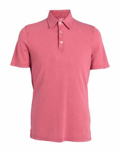 Fedeli Man Polo shirt Coral Cotton Cover