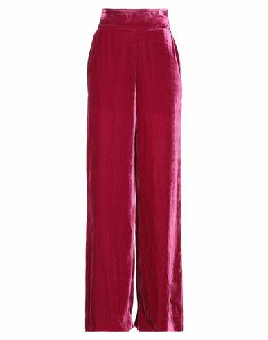 Dundas Woman Pants Garnet Viscose, Silk Cover